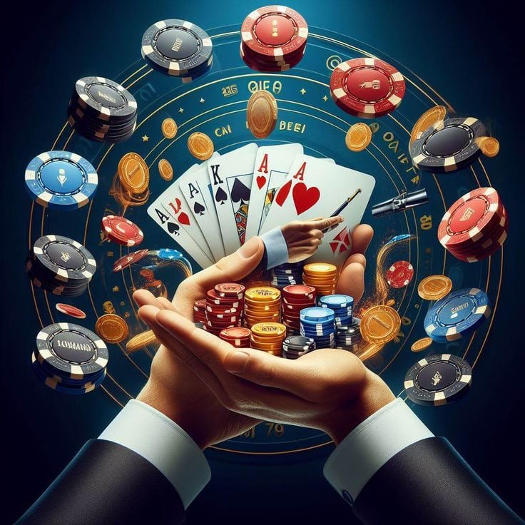 Filipino player browsing ezwin sports and casino categories on mobile